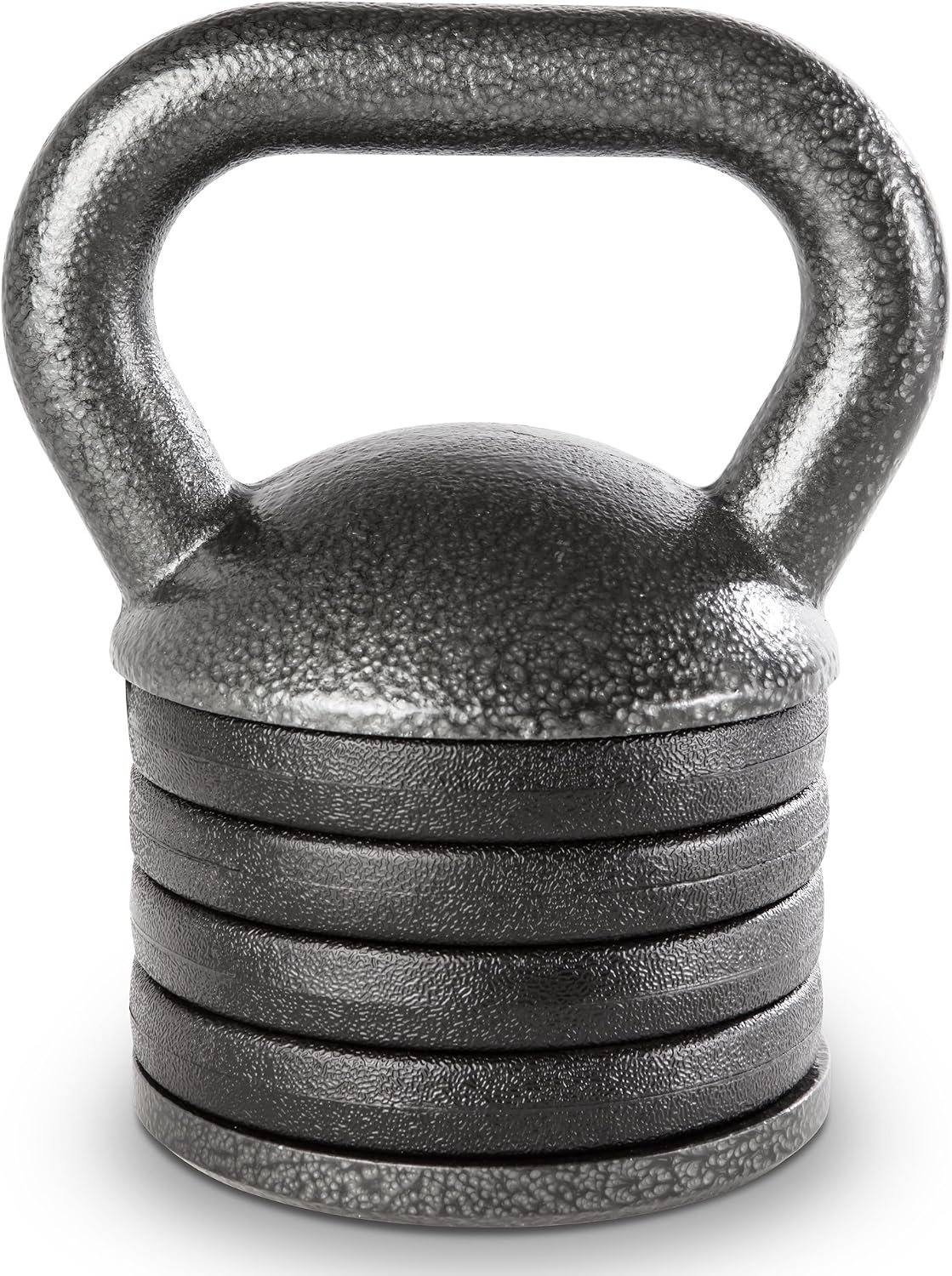Apex 20 lb Adjustable Kettlebell Handle Loads to 50 lbs 1 Inch Plates Only