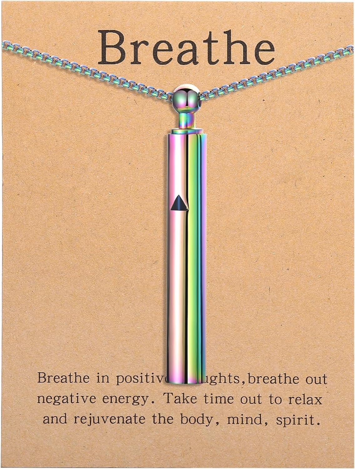 Anxiety Breathe Easy Stop Smoking Necklace