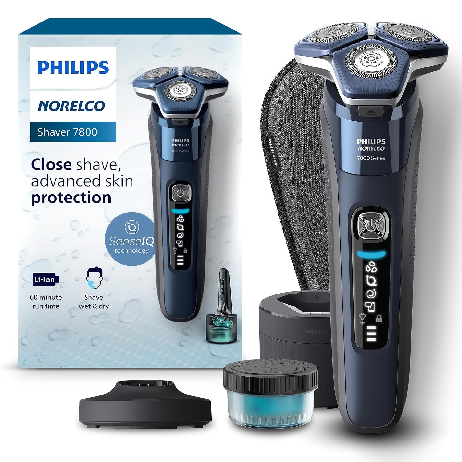 Philips Norelco 7800 Electric Shaver, Black