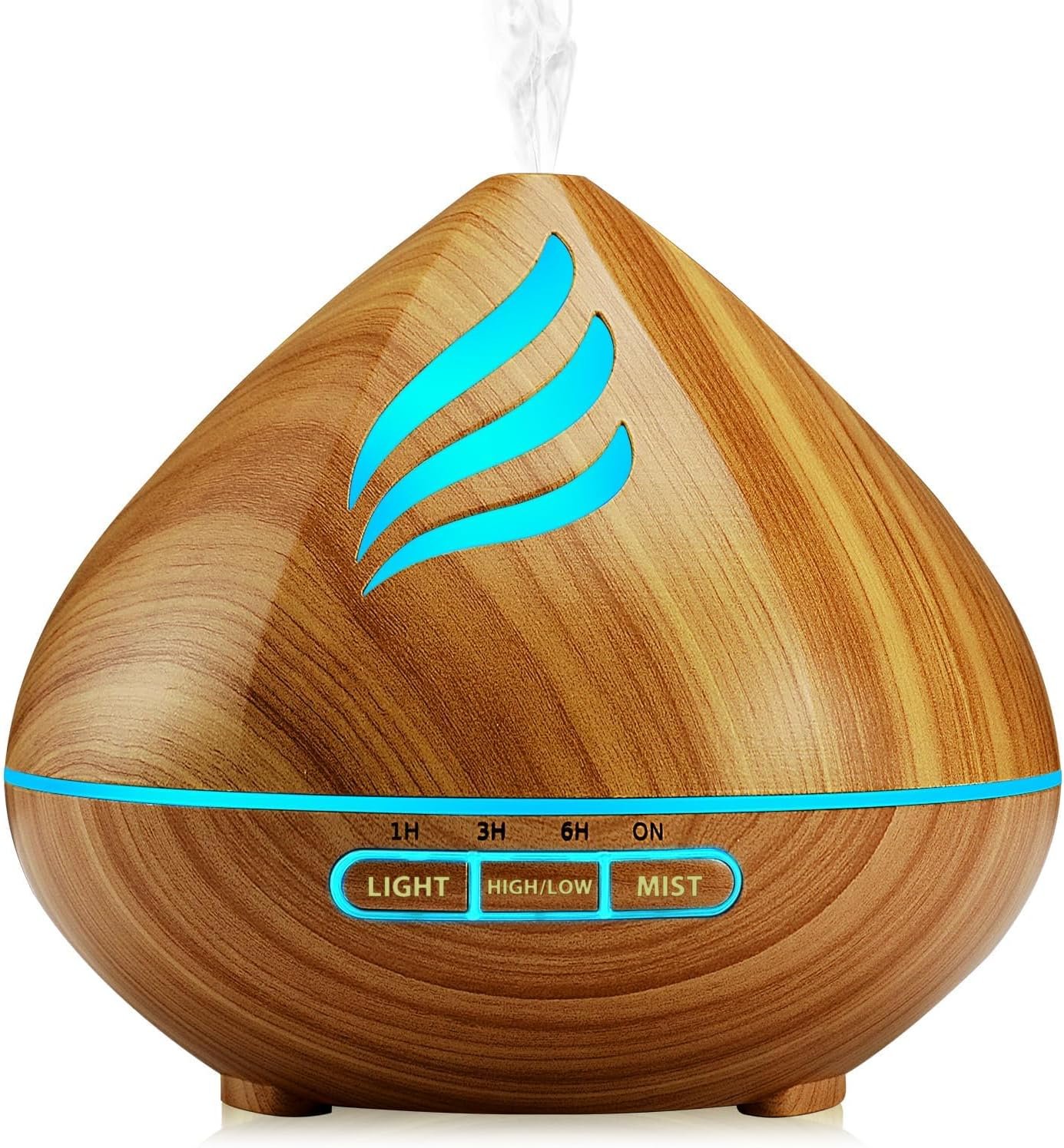 Essential Oil Diffuser 500ML with 14-Color LED Lights