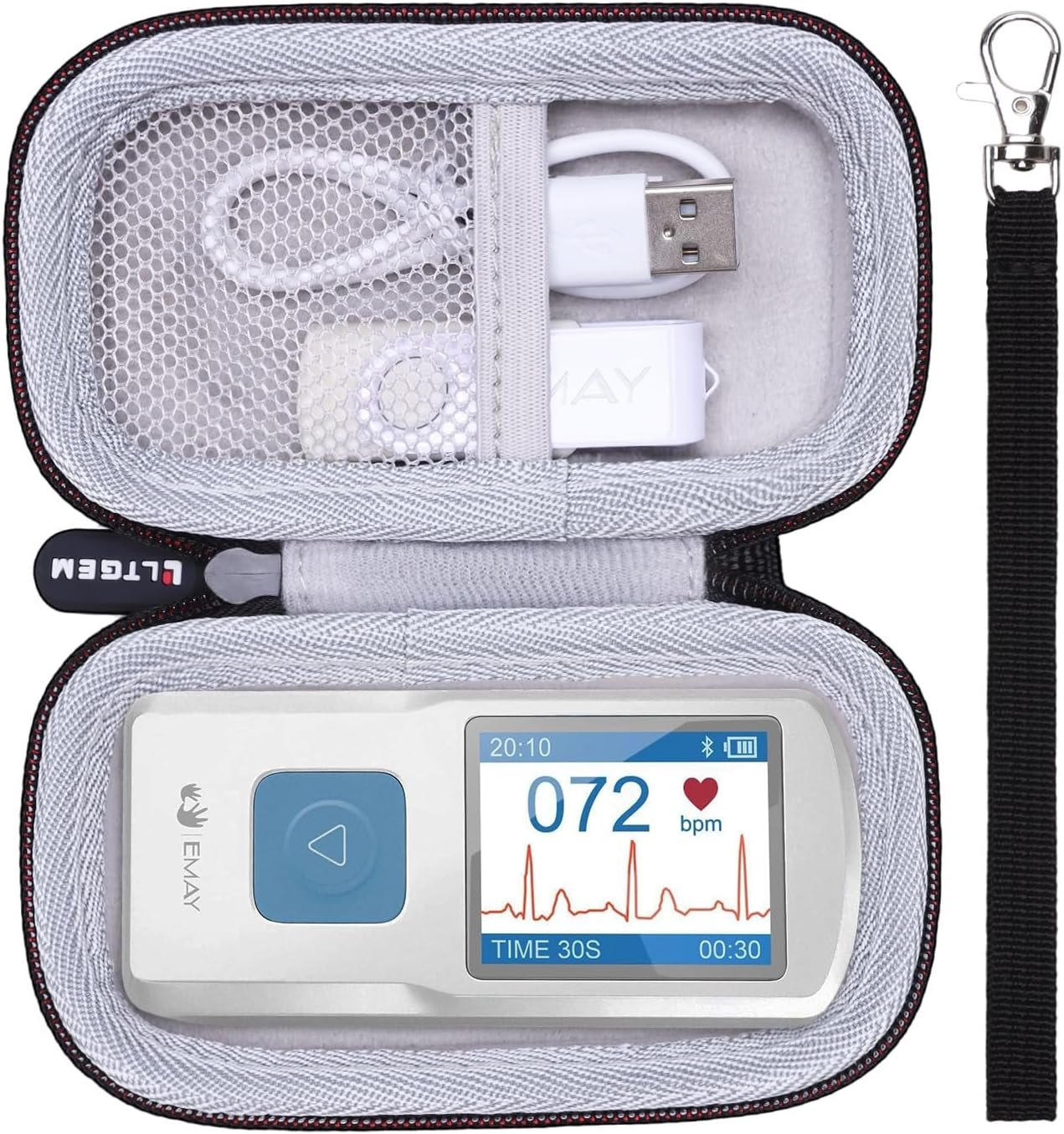 LTGEM Case for EMAY/CONTEC EKG Monitor