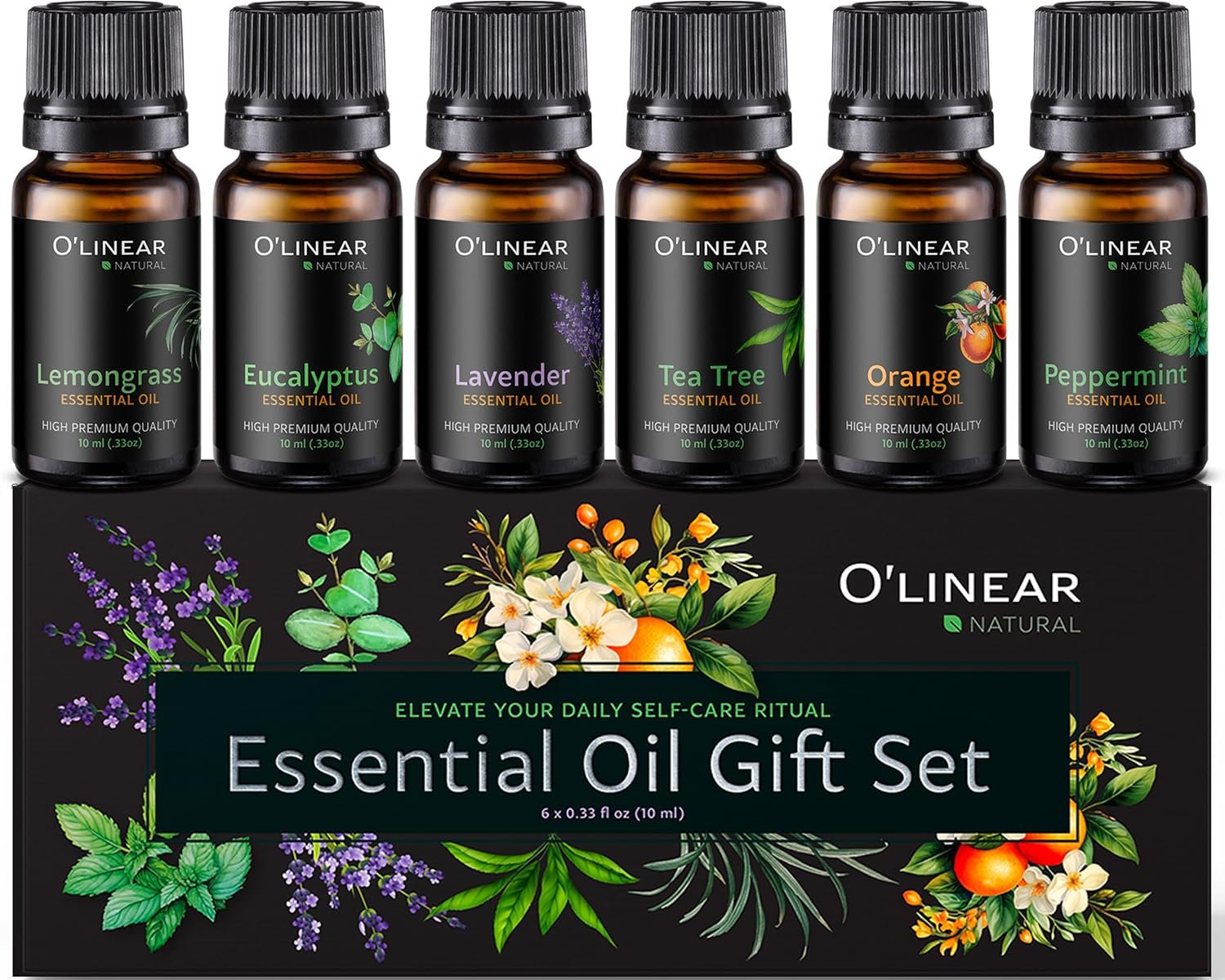 Essential Oils Set – Top 6 Oils for Diffusers for Home, for Air Purifier