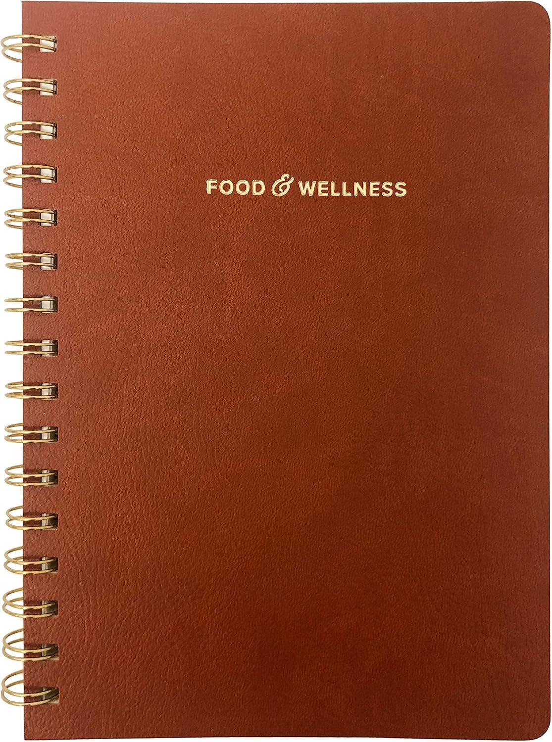 Kunitsa Co. Food and Exercise Journal for Women, Walnut Brown