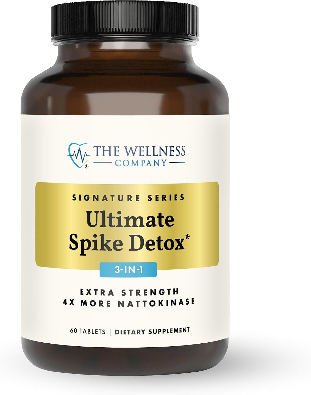 The Wellness Company Ultimate Detox 3-in-1 Nattokinase Bromelain Curcumin
